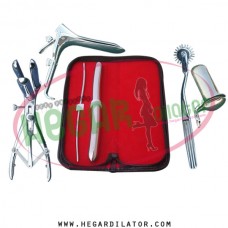 Hegar dilator Set of 2pcs 3-4, 15-16, pinwheel, mathieu speculum, grave medium, collin medium