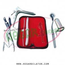 Hegar dilator Set of 2pcs 3-4, 17-18, pinwheel, mathieu speculum, grave large, collin large