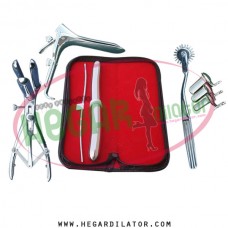 Hegar dilator Set of 2pcs 3-4, 17-18, pinwheel, mathieu speculum, grave large, collin 3pcs