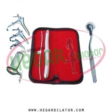 Hegar dilator Set of 2pcs 3-4, 17-18, pinwheel,grave 3pcs, collin speculum large