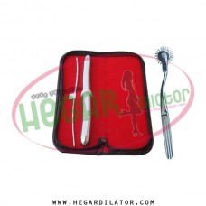 Hegar dilator Set of 2pcs 3-4, 17-18, wartenberg pinwheel